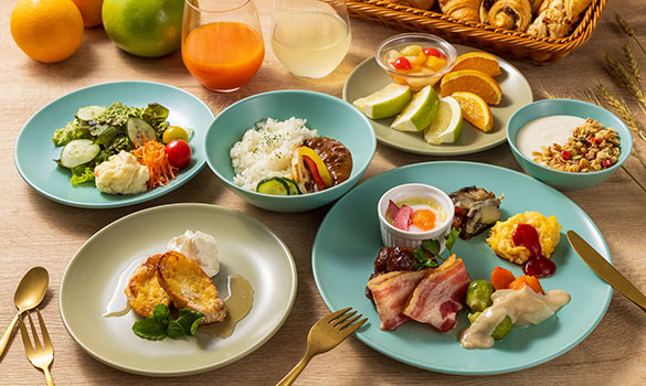 朝食バイキング