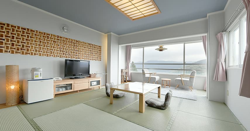 芦ノ湖ビュー 眺望和室12畳【最大4名利用】